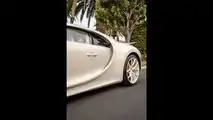 Bugatti Chiron habillé par Hermès