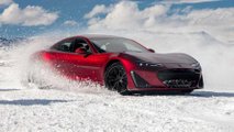 Drako GTE, le foto dei test sulla neve