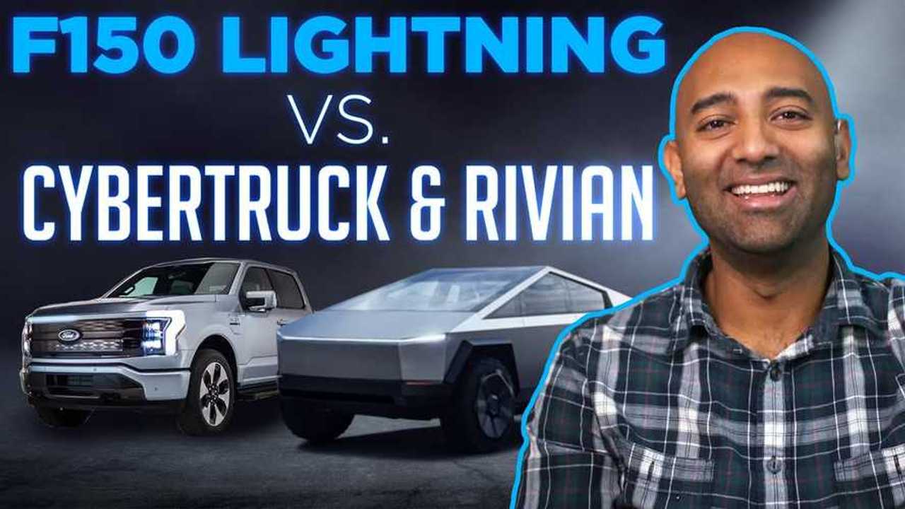 Two Bit Da Vinci Compares R1T, F-150 Lightning, And Cybertruck