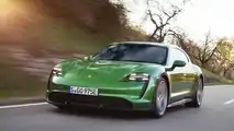 Essai de la Porsche Taycan Turbo S Cross Turismo (2021)