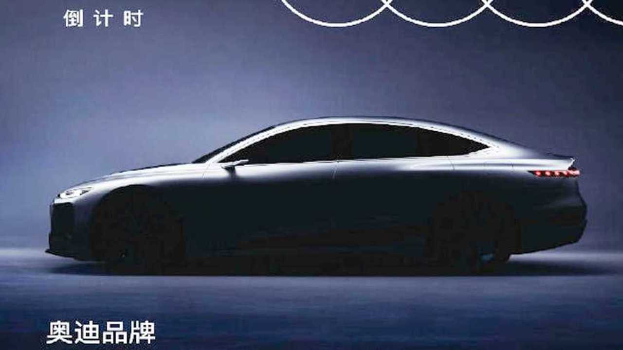 Audi A6 E-Tron İpucu Görüntüsü (Teaser)