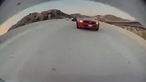 See This Camaro Driver Throw A Bunch Of Coins In a Tesla Model 3