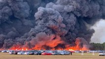 Incendie voiture de location