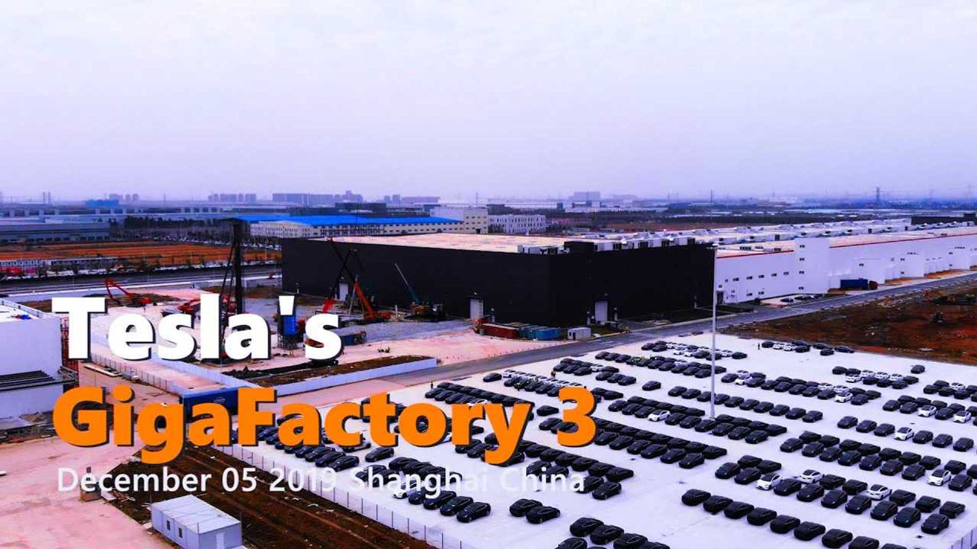 Tesla Gigafactory 3 Construction Progress December 5, 2019: Video