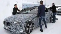 2022 Mercedes C-Class Sedan spy photo