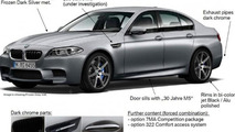 BMW M5 30th anniversary edition leak
