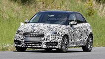 2015 Audi A1 facelift spy photo