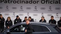 Real Madrid players take delivery of their new Audi models