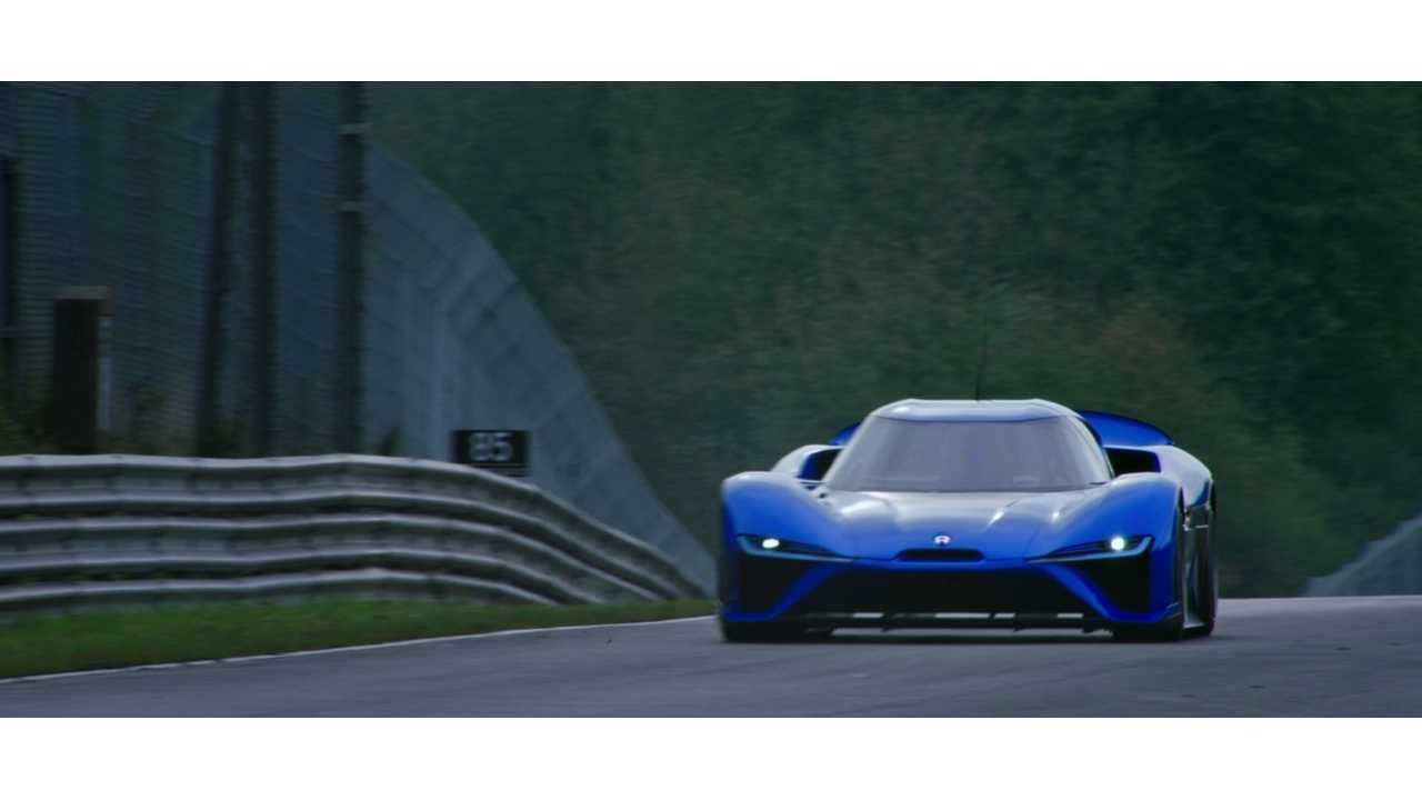 Watch NIO EP9 Set Nurburgring Track Record For EVs - Onboard Video