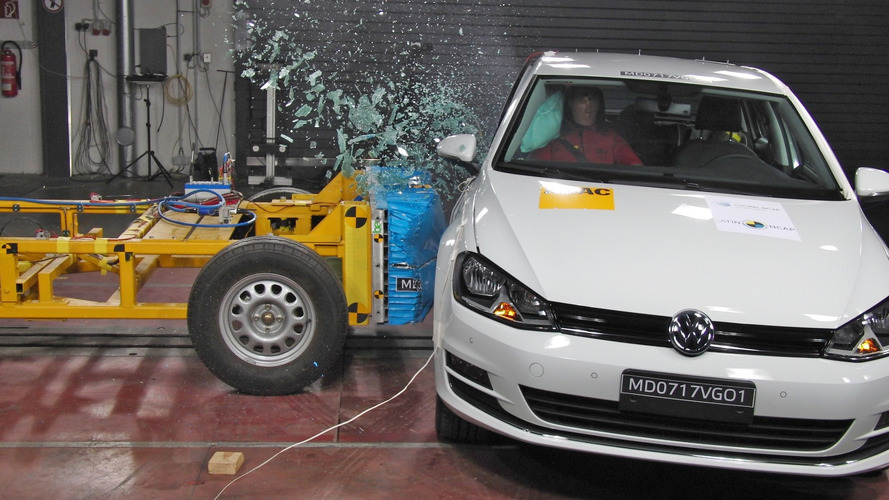Crash test Volkswagen Golf brasileiro