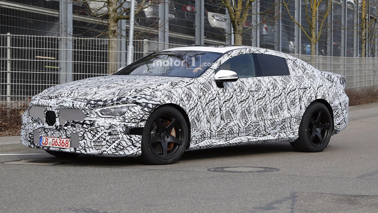 2019 Mercedes-AMG GT sedan spy photo