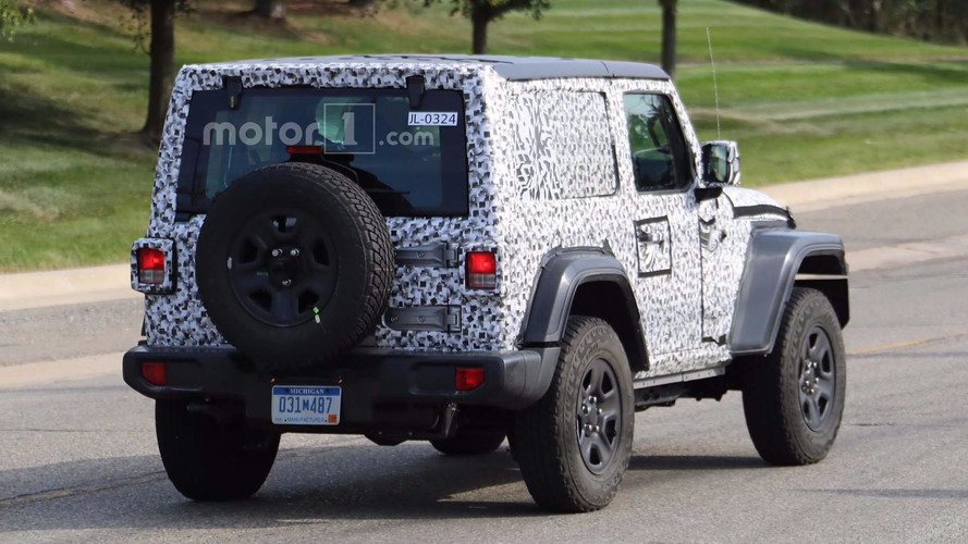 Jeep Wrangler Euro Spec spy photo