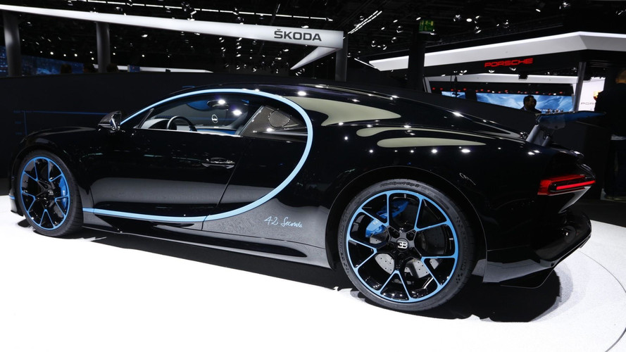 Bugatti Chrion live in Frankfurt