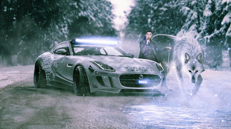 Arya Stark - Jaguar F-Type Winter Edition