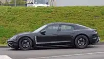2020 Porsche Mission E spy photo