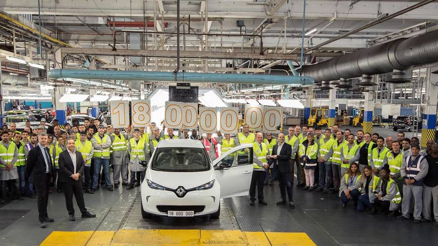 A 18 milliomodik modell is legördült a Renault flinsi gyártósoráról