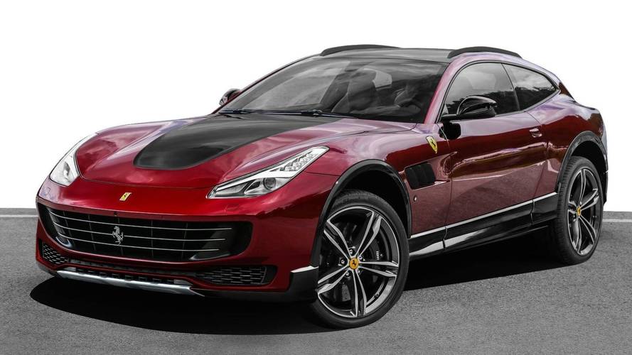 Recreacioenes del futuro Ferrari SUV