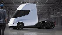 Tesla Semi TIR render
