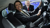 Nancy Pelosi, 2012 Ford Focus live at 2010 Detroit Auto Show 11.01.2010