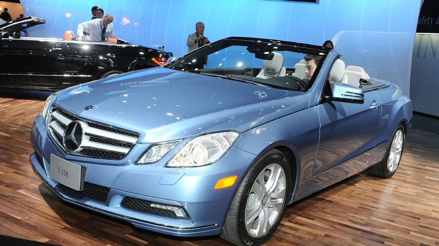 2010 Mercedes-Benz E-Class Cabriolet World Debut in Detroit