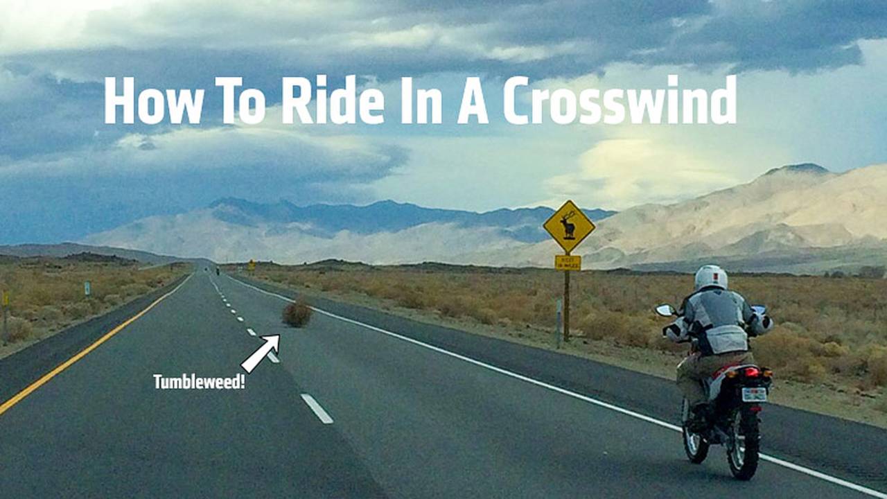 How To Ride In A Motorcycle In A Heavy Crosswind