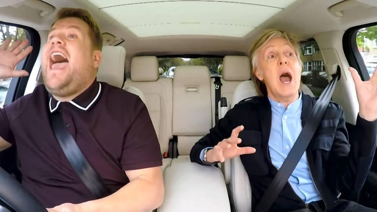 Watch Paul McCartney sing 'Let it be' in a Range Rover Sport