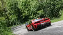 Ferrari 488 Pista, prova sul circuito di Fiorano
