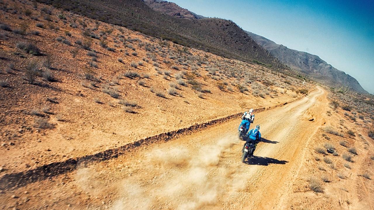 Watch Two Triumph Tigers Race the Mexican 1000 - ICON Raiden