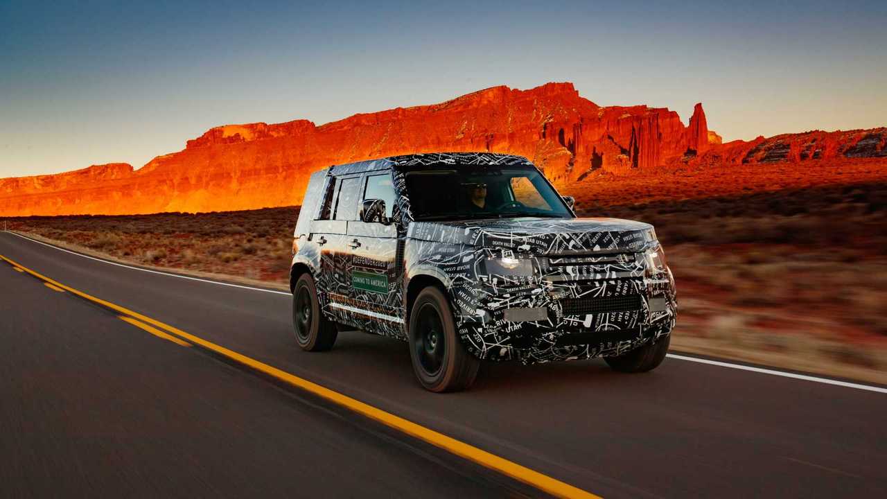 2020 Land Rover Defender testing