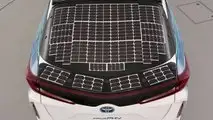 Toyota Prius PHV solar demo car