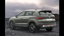 SUV auf dem Offroad-Trip