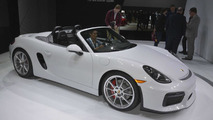 Porsche Boxster Spyder at 2015 New York Auto Show