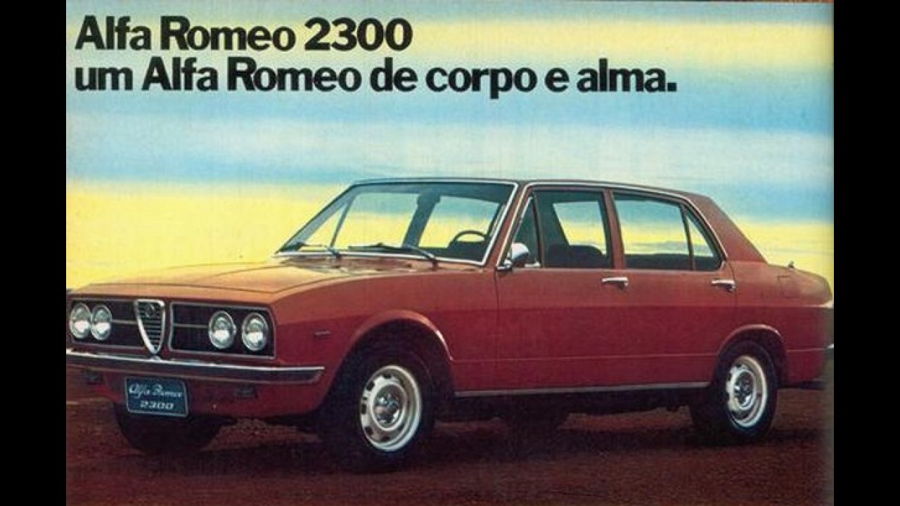 Carros para sempre: Alfa Romeo 2300 - europeu, mas feito no Brasil