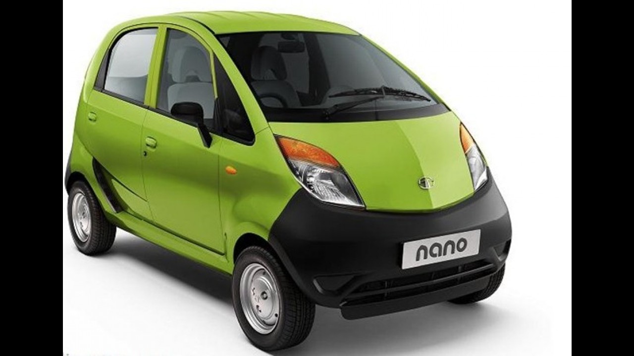 Tata Nano 2012 apresenta novidades e está mais econômico