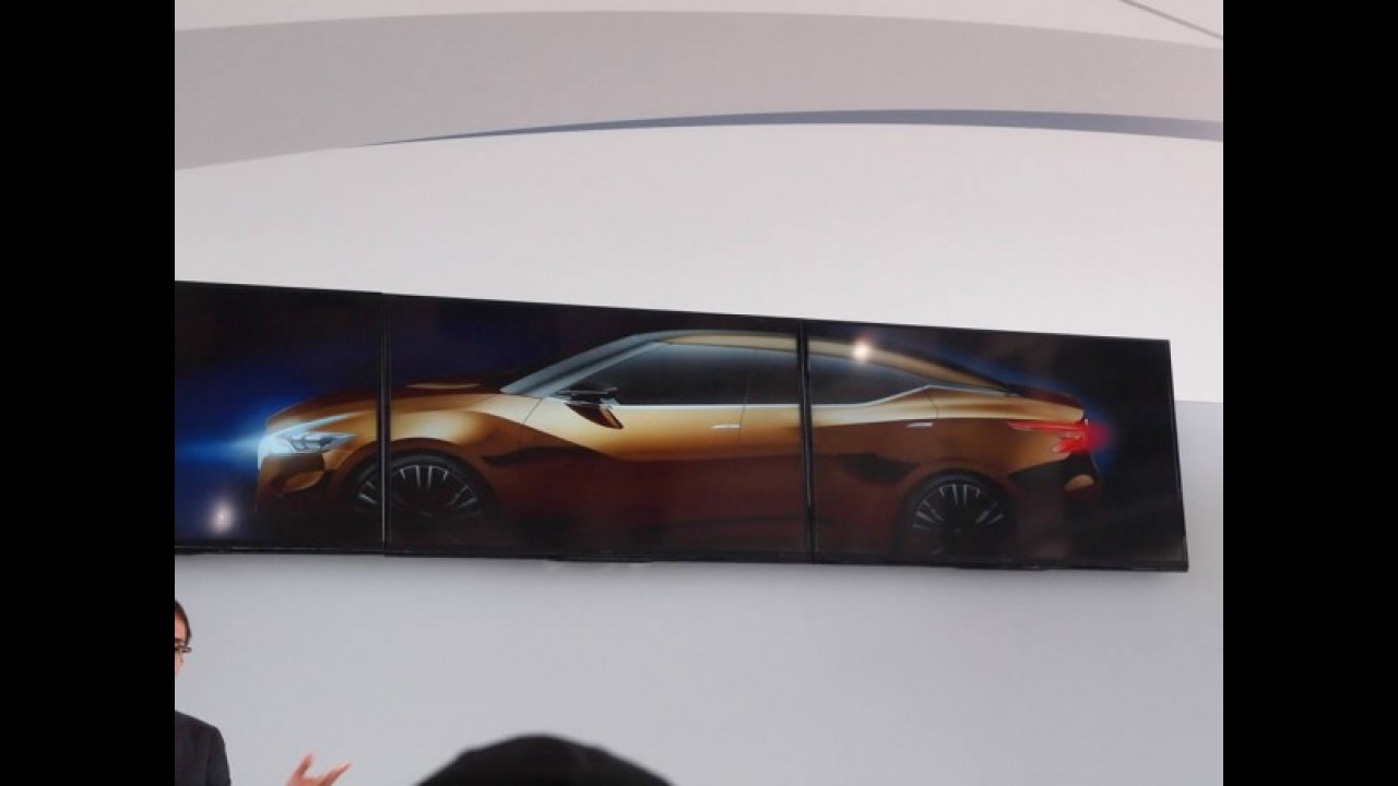 Nissan divulga teaser do Sport Sedan Concept, que estará em Detroit