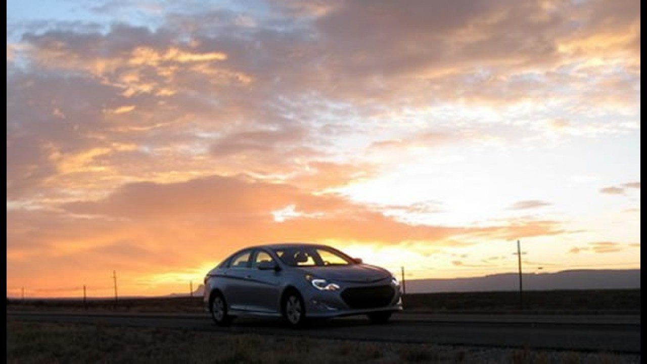 Hyundai Sonata Híbrido atravessa os Estados Unidos com menos de dois tanques