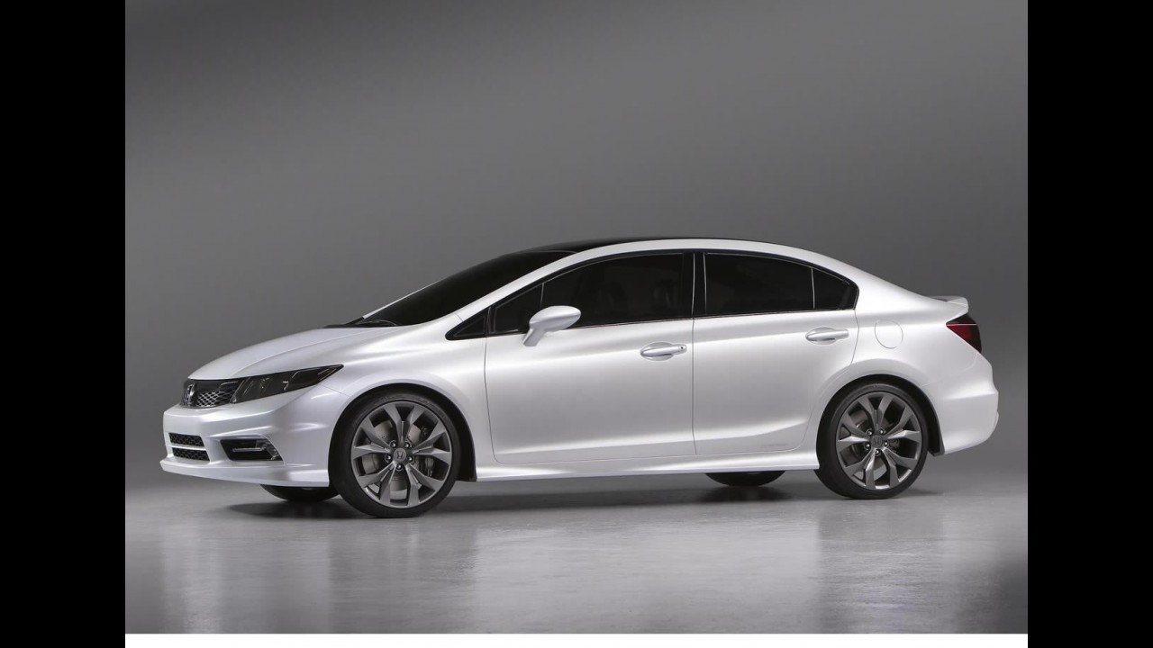 Novo Honda Civic 2012 é apresentado em Detroit disfarçado de conceito - Veja fotos