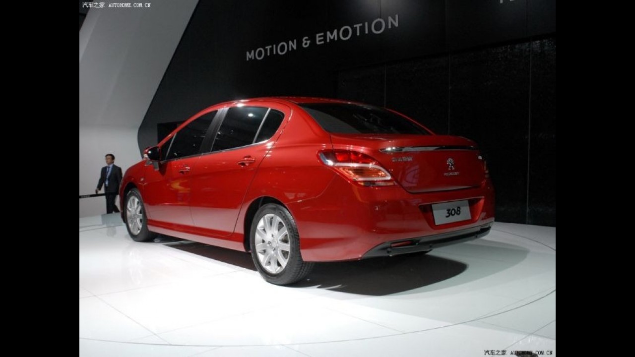 Peugeot 308 agora tem versão sedã exclusiva do mercado chinês