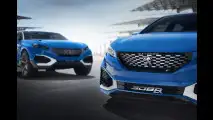 Peugeot 308 R Hybrid, prime immagini 
