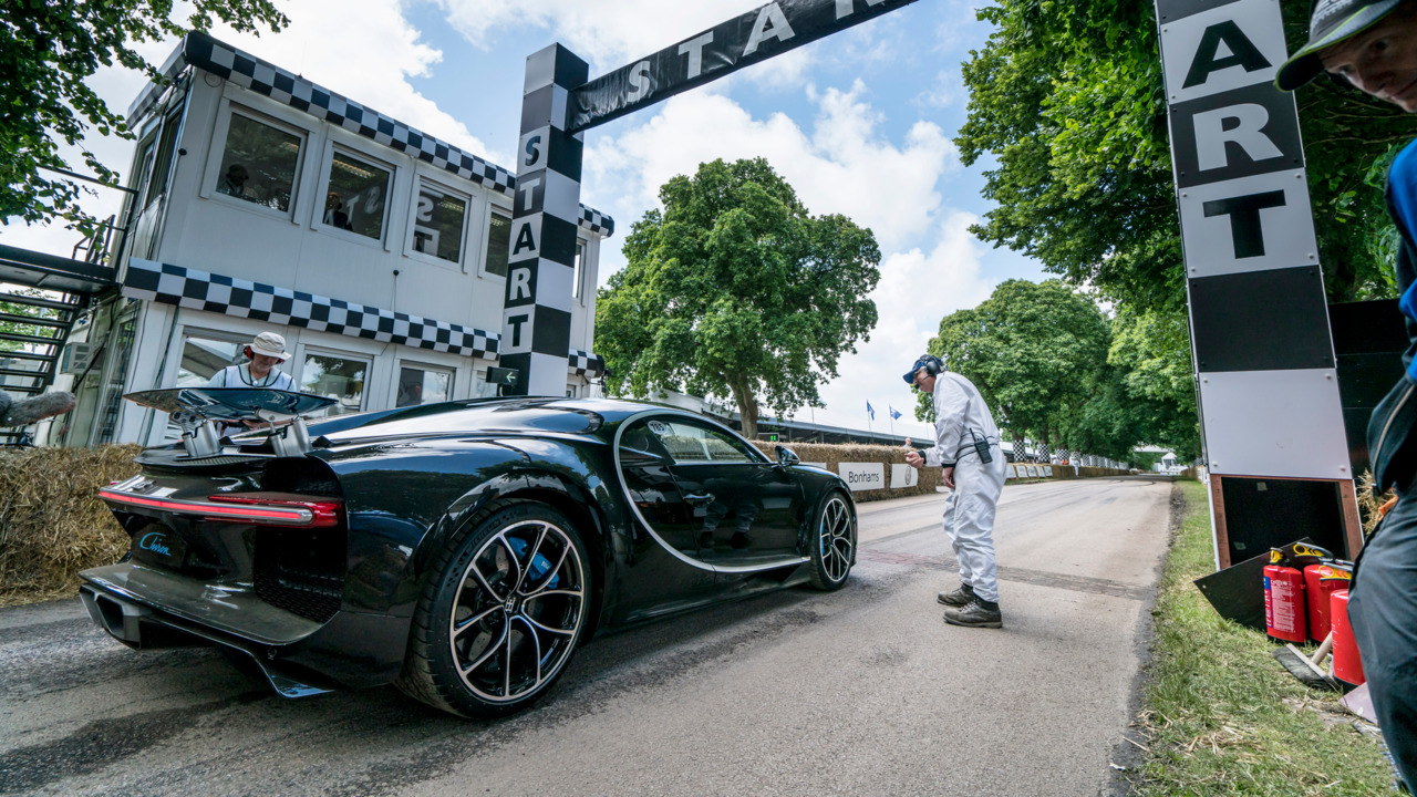 Bugatti Chiron at Goodwood Festival of Speed 2016