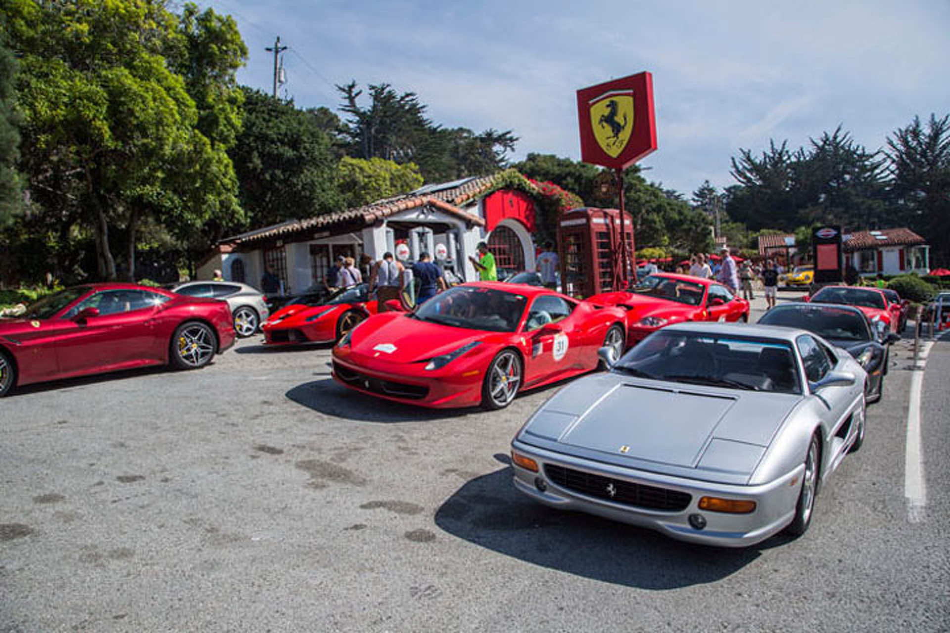 Ferrari Turned This California Gas Station Into the Ultimate Italian Pit Stop