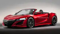 Acura NSX Roadster rendering