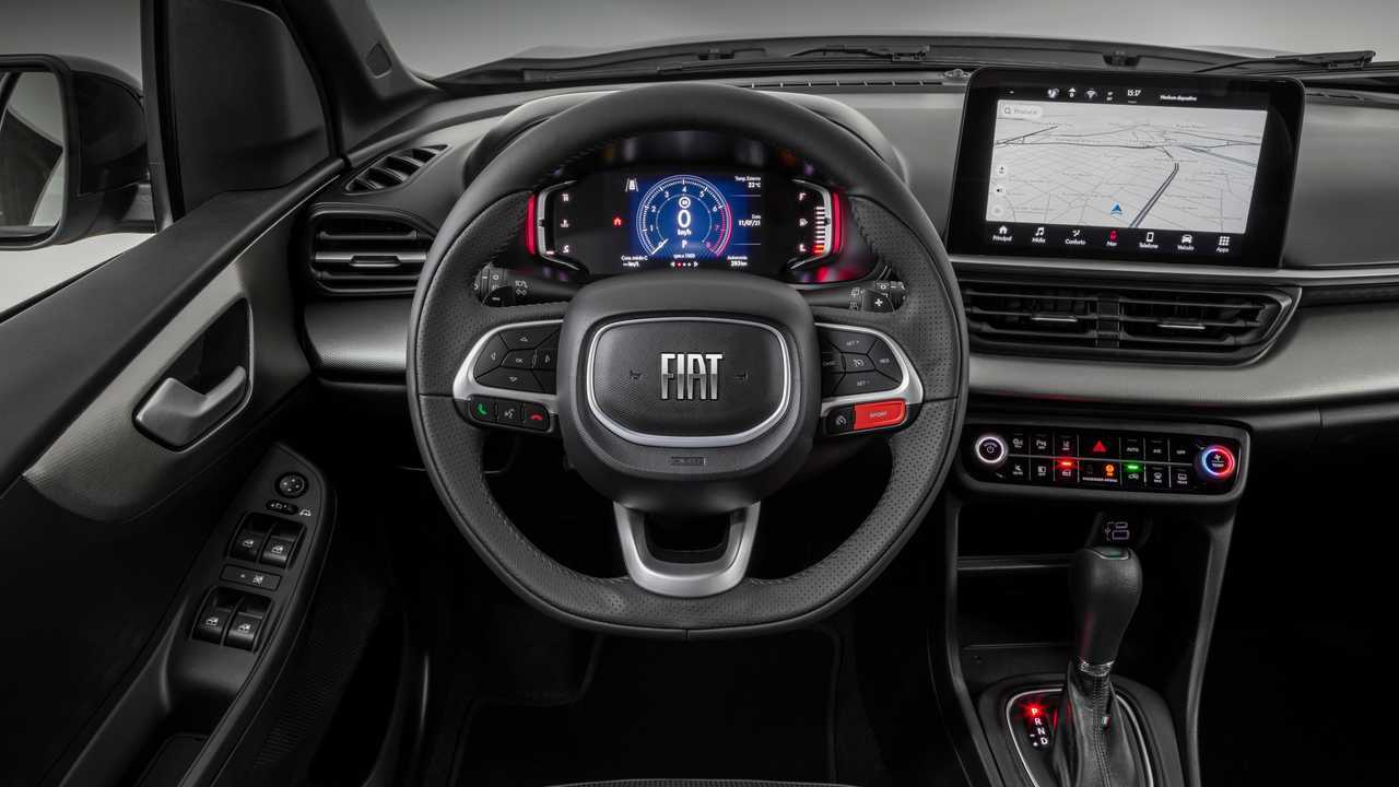 Painel do Fiat Pulse Impetus