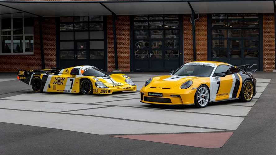 Porsche dévoile une 911 GT3 aux couleurs de la 956 de 1985