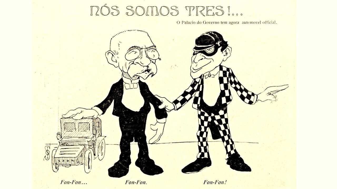 Charge da Revista Fon-Fon (1907)
