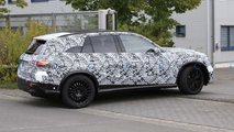 2023 Mercedes GLC spied with rear-wheel steering