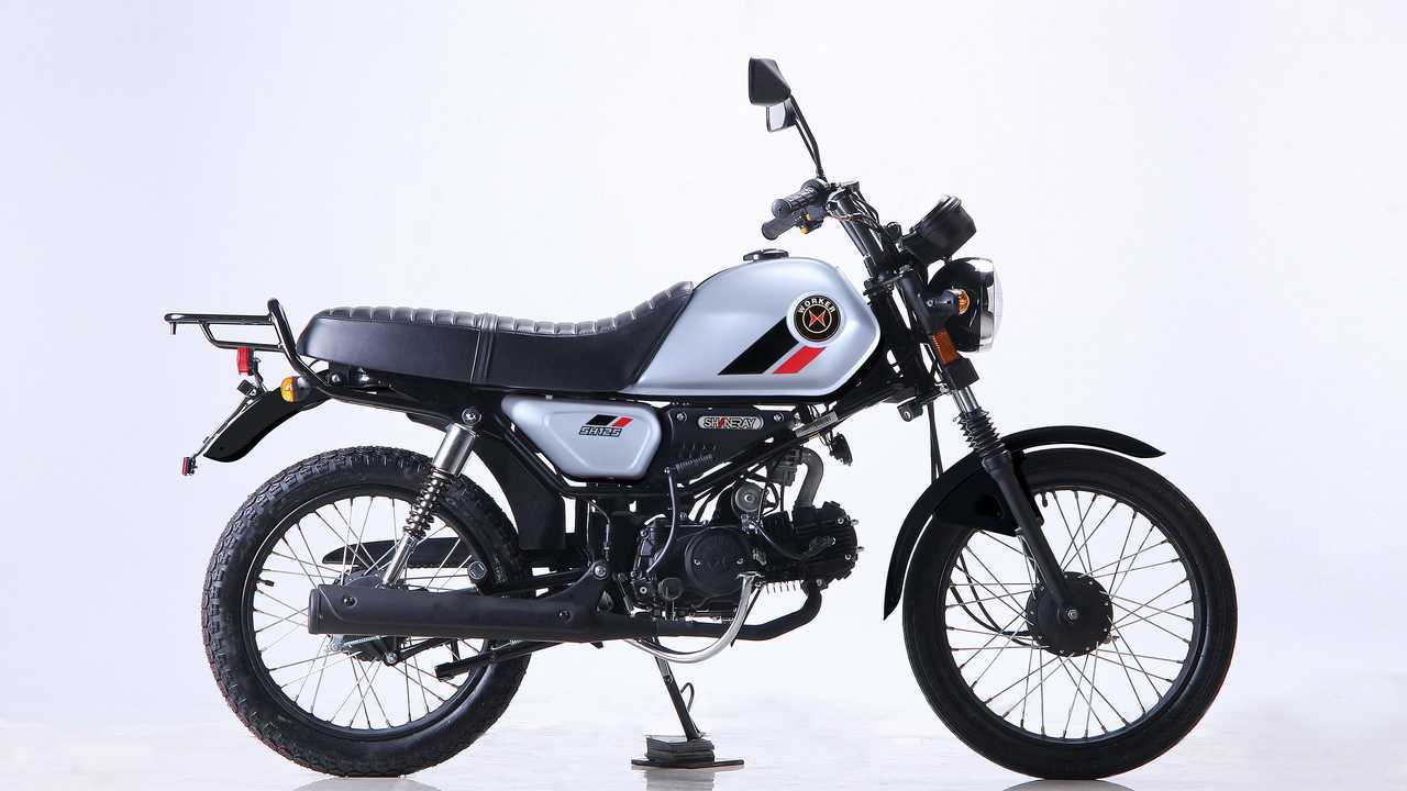 Shineray SH 125 Worker Branca com banco preto