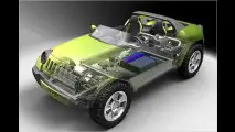 Sauberer Jeep-Offroader