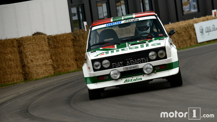 Fiat Abarth 131 de rallies en Goodwood
