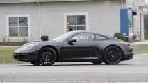 Nuova Porsche 911 - Foto Spia Interni